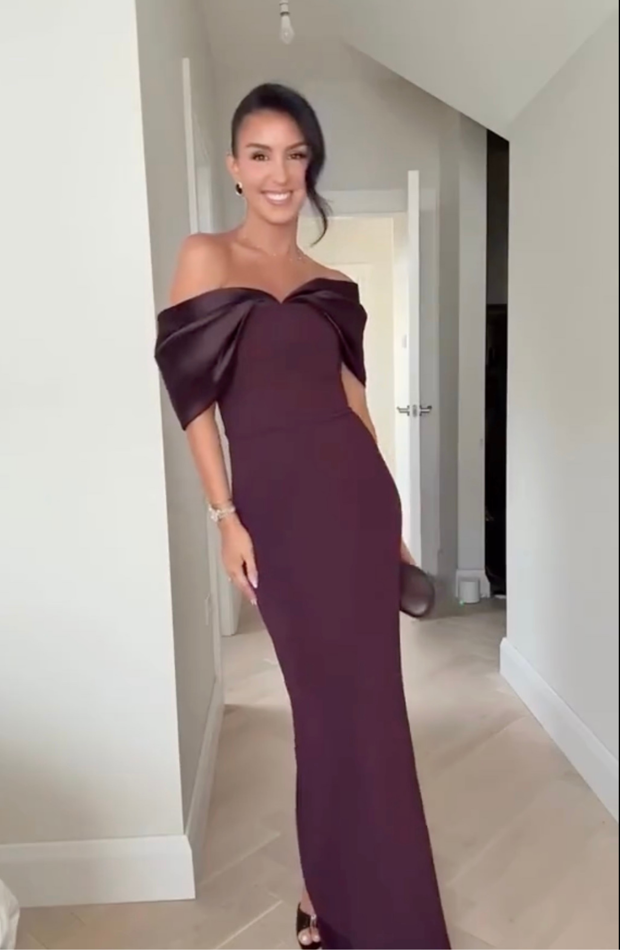 Scarlet Drape Majesty Maxi Dress