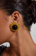 Metal Round Earrings