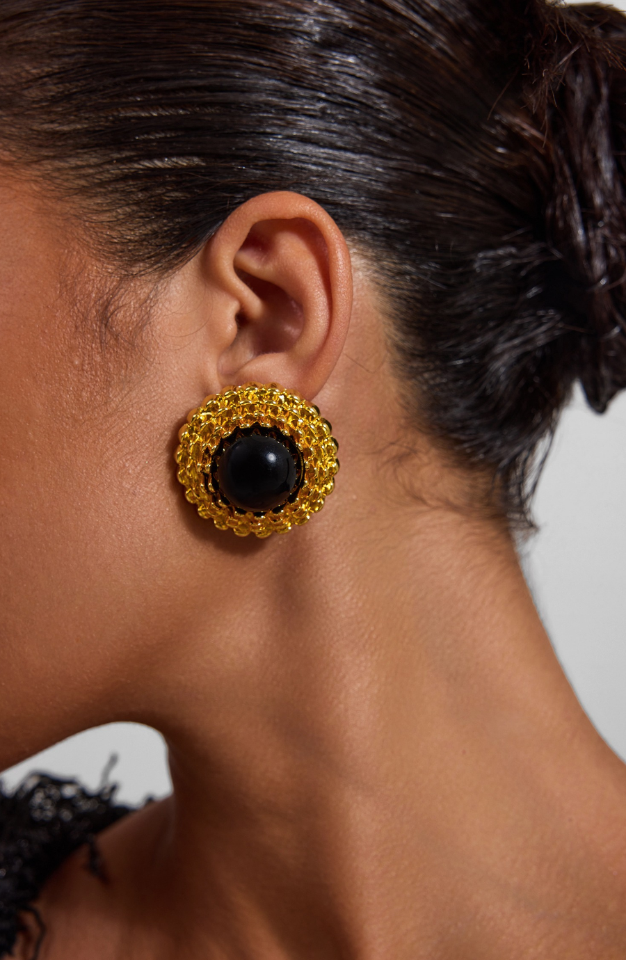 Metal Round Earrings