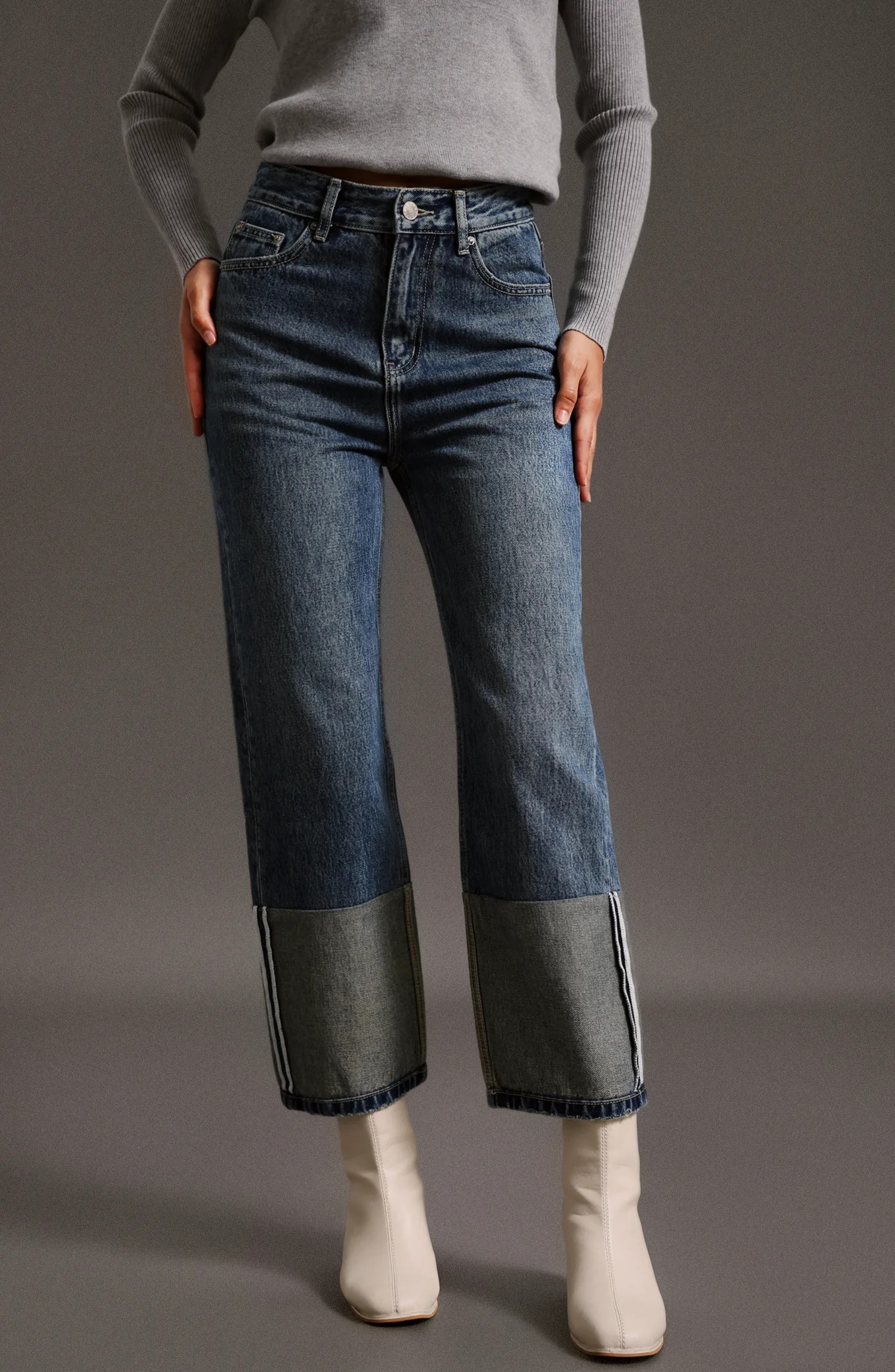 Jilly High Waist Straight Jeans