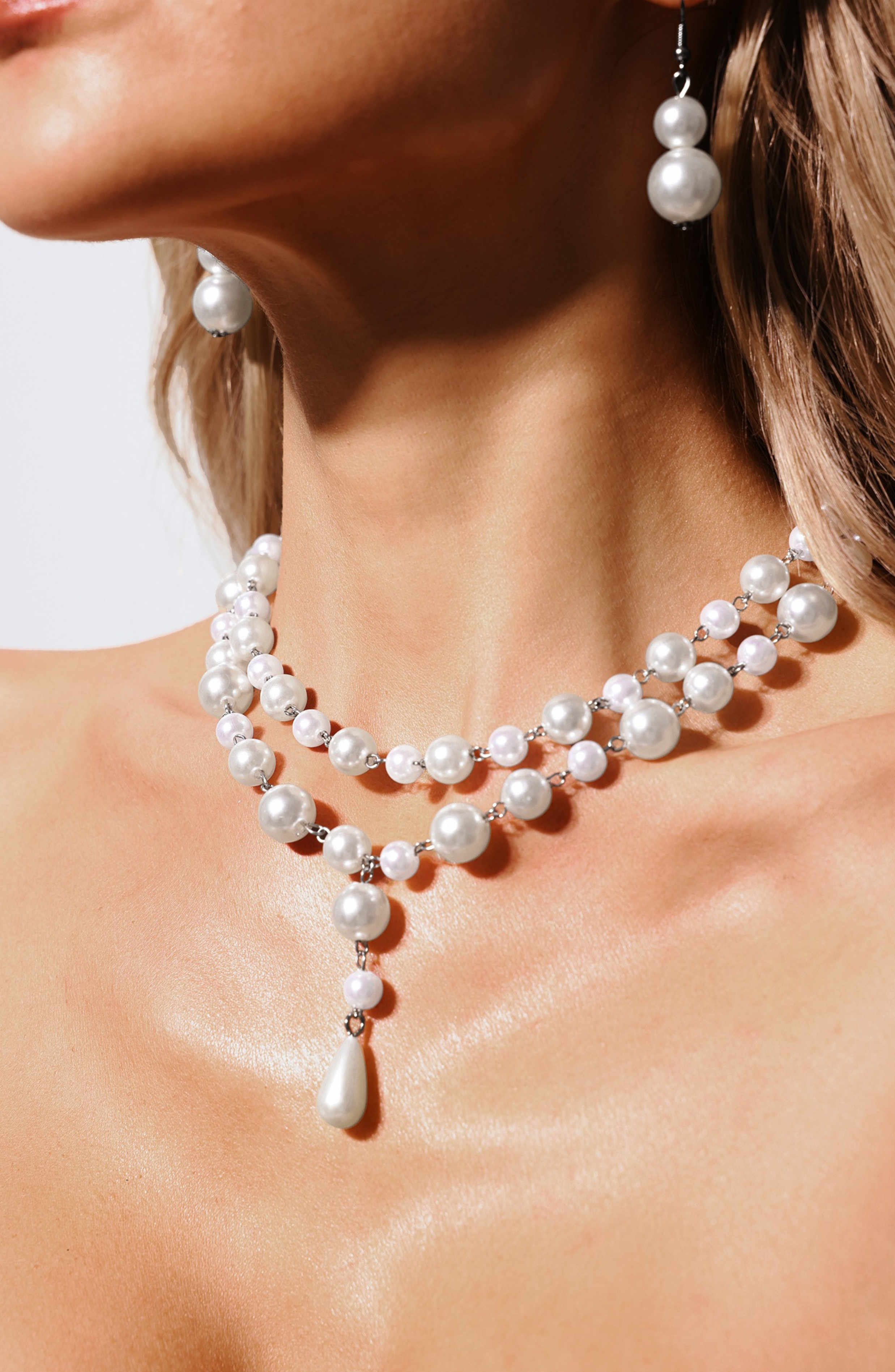 Kori Double-Deck Pearl Pendant