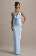 Serena Satin Cowl Gown Maxi dress