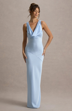 Serena Satin Cowl Gown Maxi dress