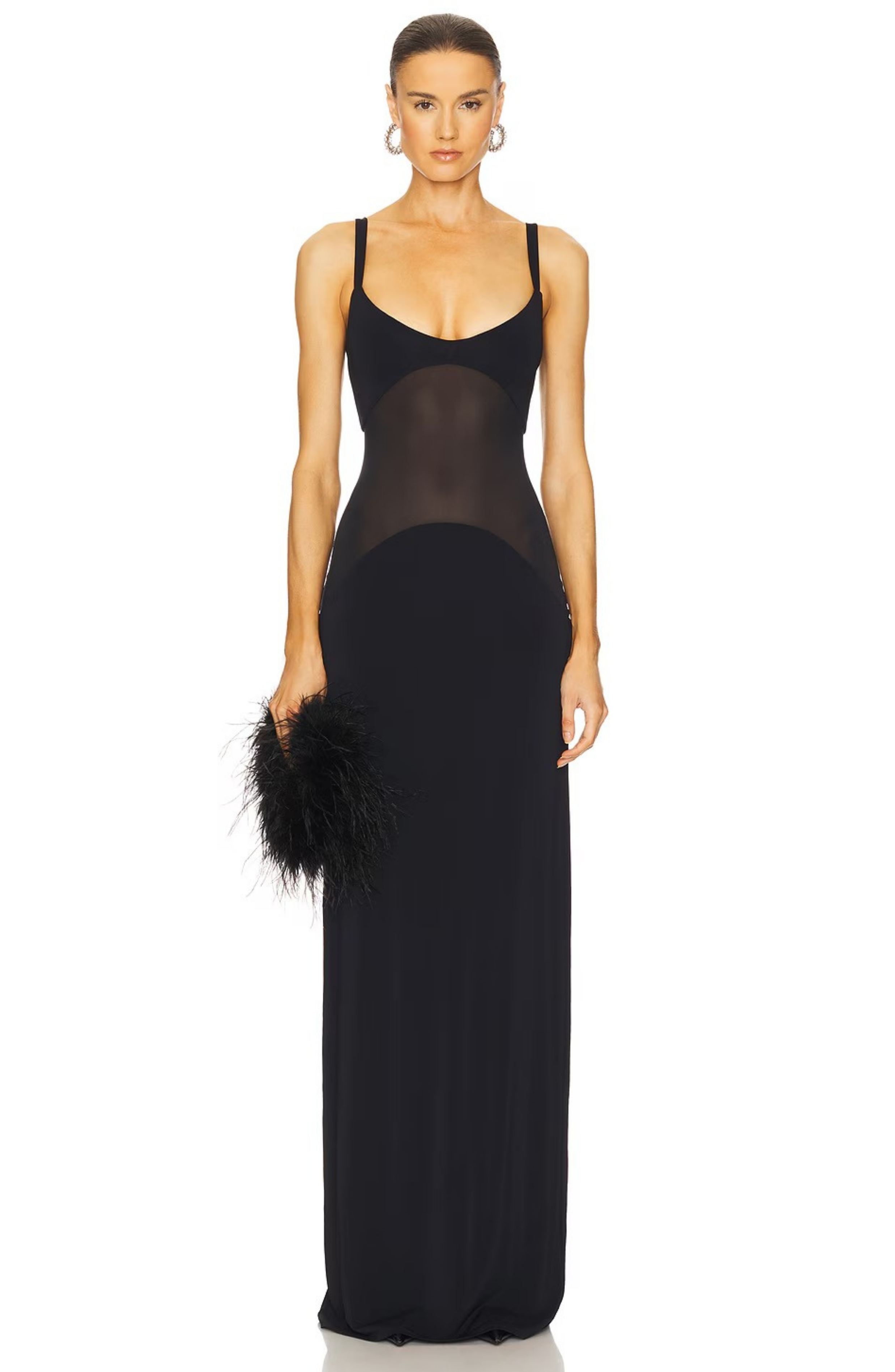 Noir Muse Gown Maxi Dress