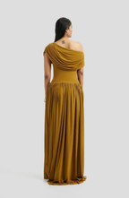 Sabine Maxi Dress in Ochere Yellow