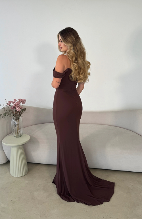 Amara Off-Shoulder Gown Maxi dress