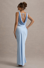 Serena Satin Cowl Gown Maxi dress