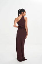 Aria Asymmetric Maxi Dress