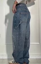 Balloon Carpenter Shine Denim Jeans