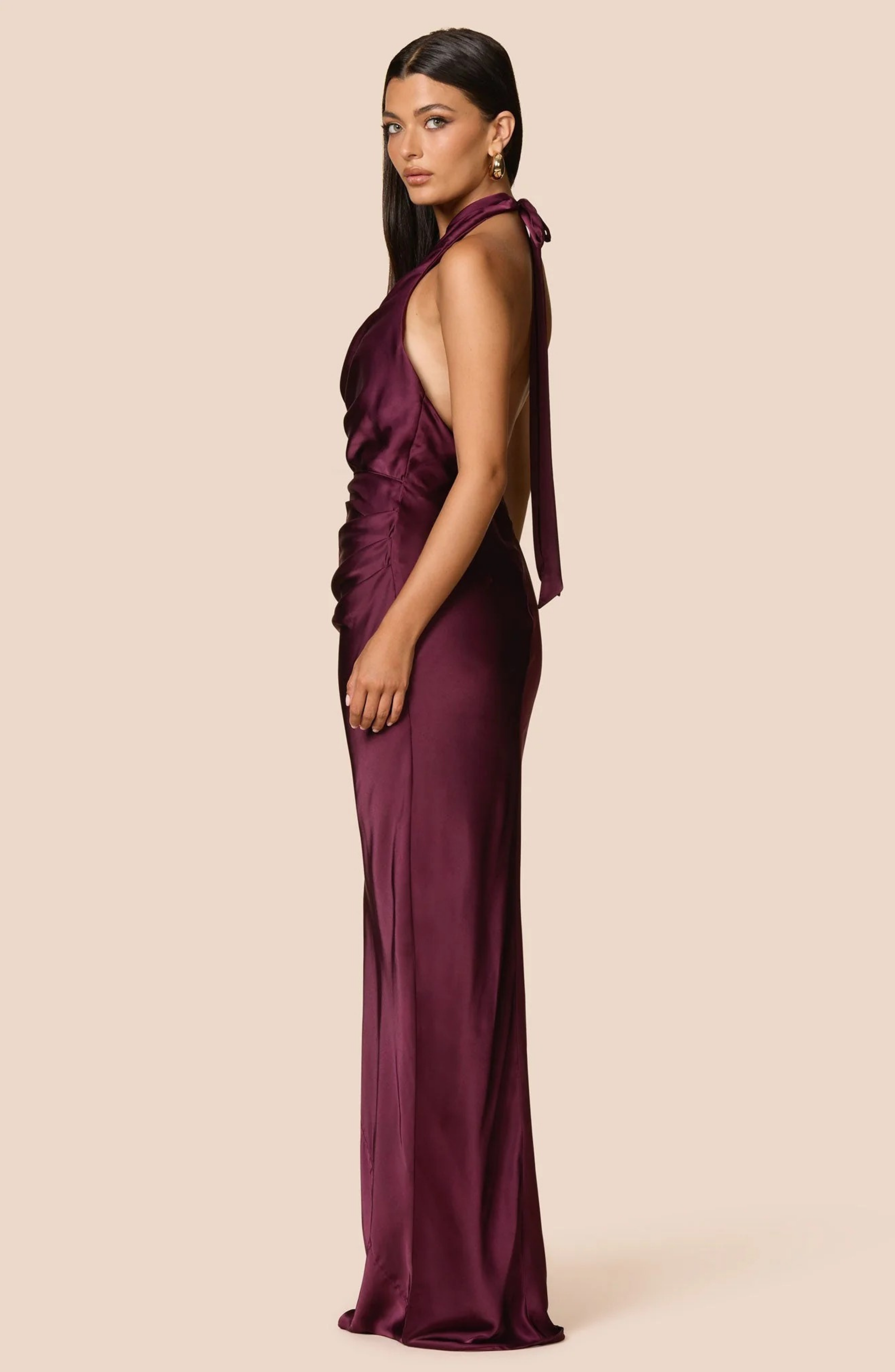 Victoria drape gown