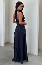 Luna Silk Gown Maxi Dress