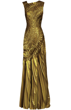 Fossil Dress Floor Length Metallic