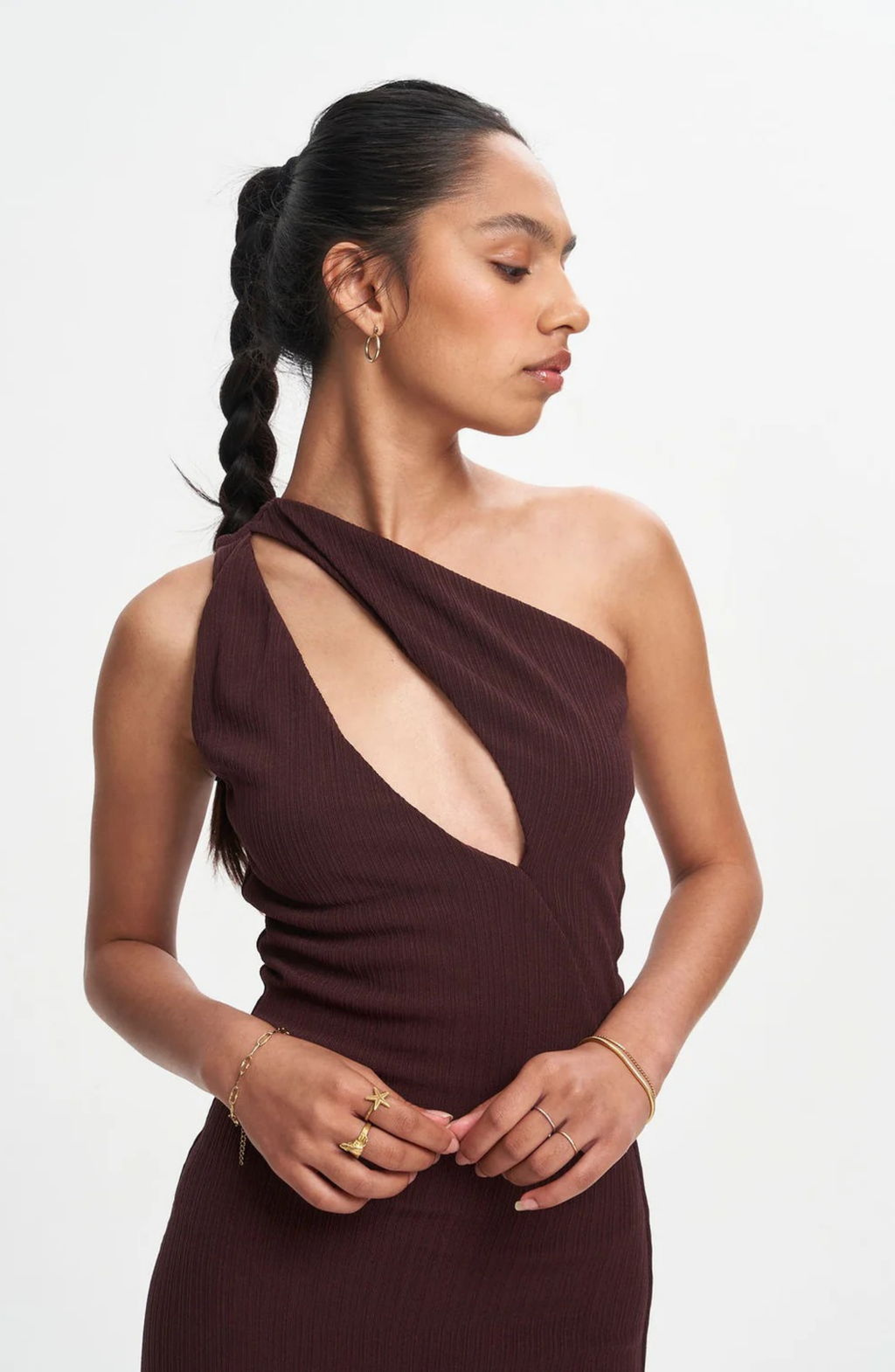 Aria Asymmetric Maxi Dress