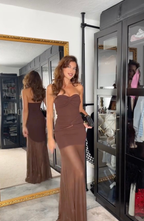 Velvet Sunset Gown Maxi Dress