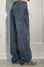 Balloon Carpenter Shine Denim Jeans