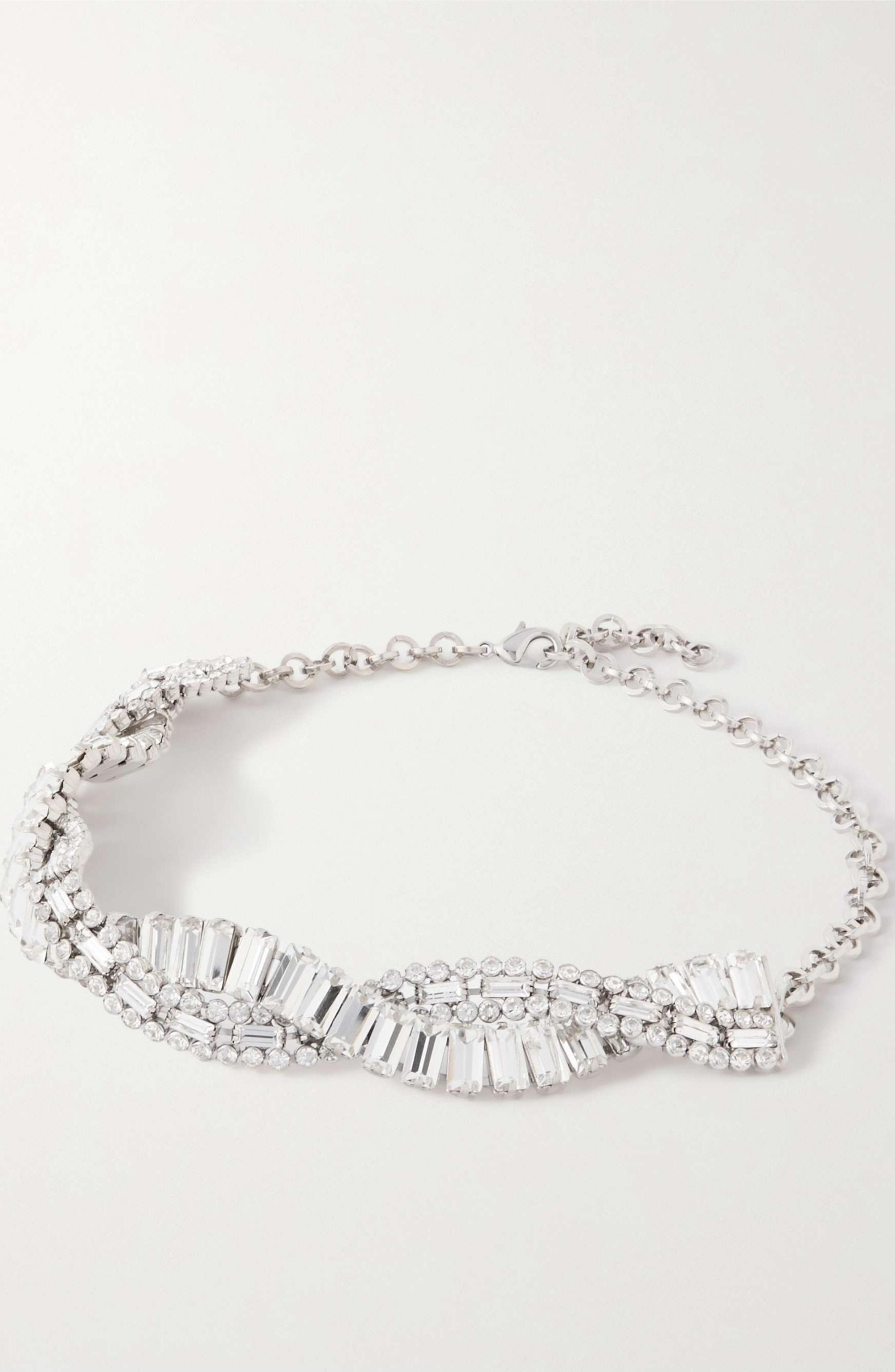 Rhinestone Wrap Necklace