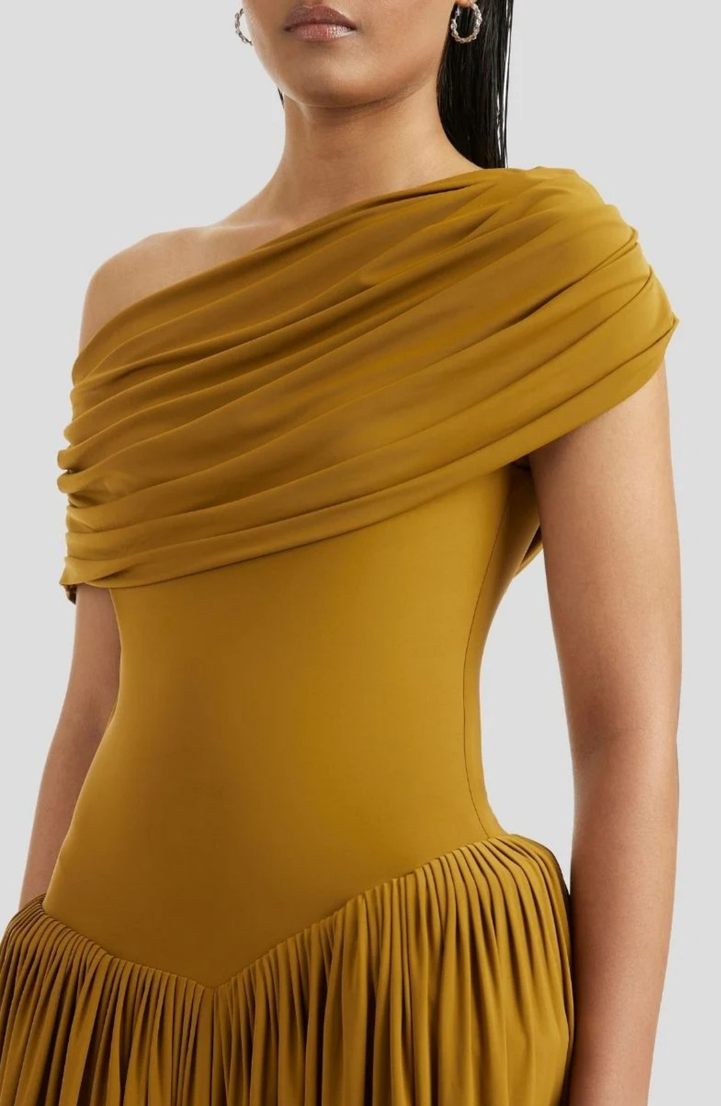 Sabine Maxi Dress in Ochere Yellow