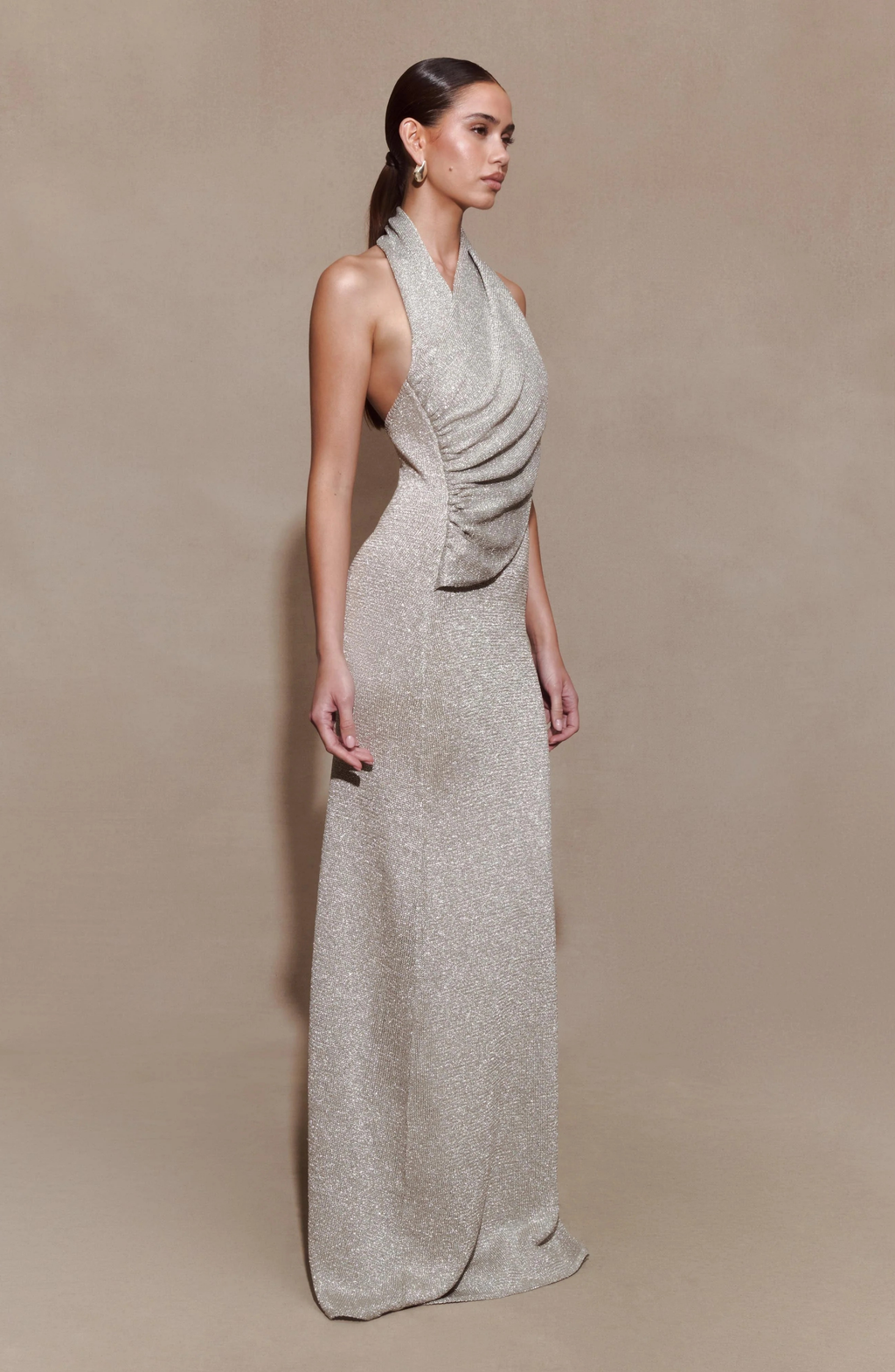Champagne Mirage Maxi Dress