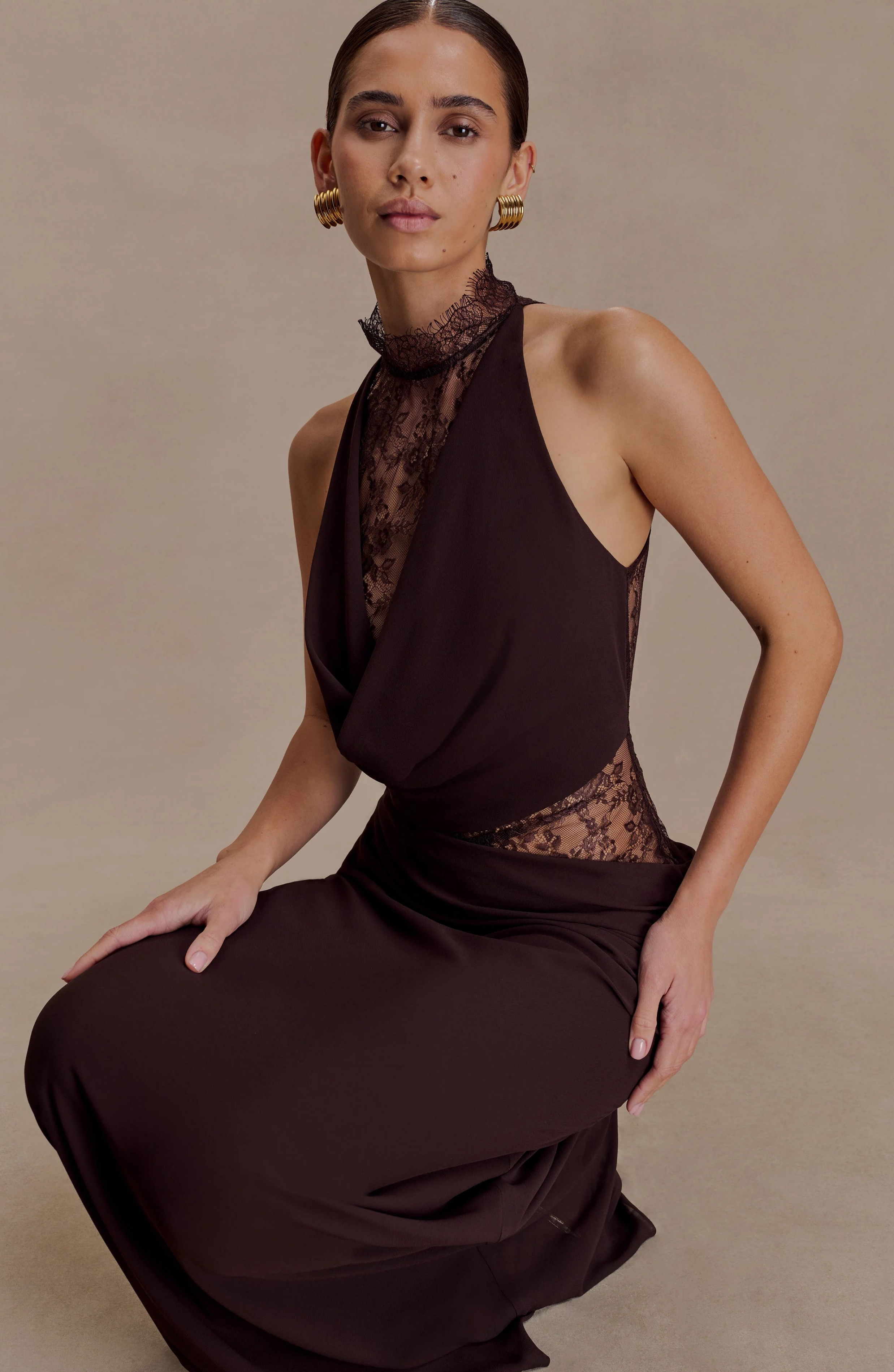 Cocoa Mirage Maxi Dress