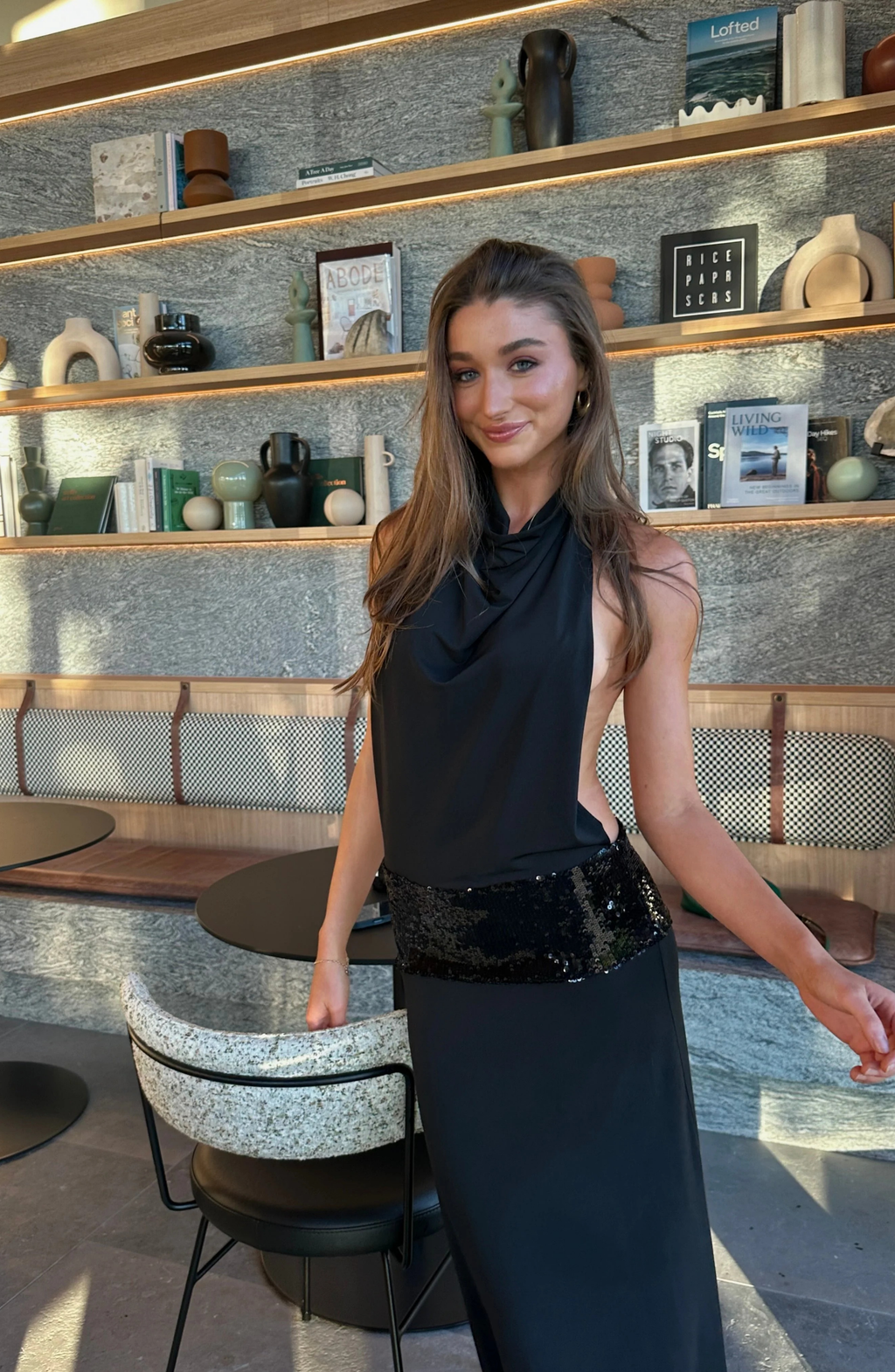 Midnight Whisper Maxi Dress