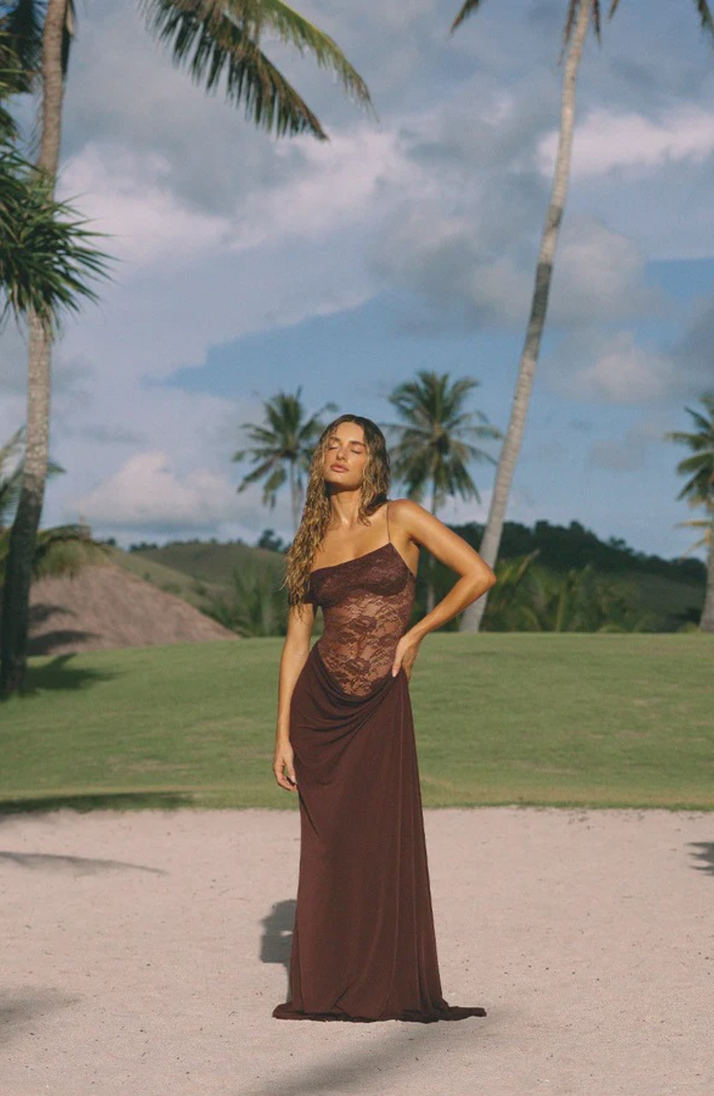 Cocoa Affair Maxi Dress