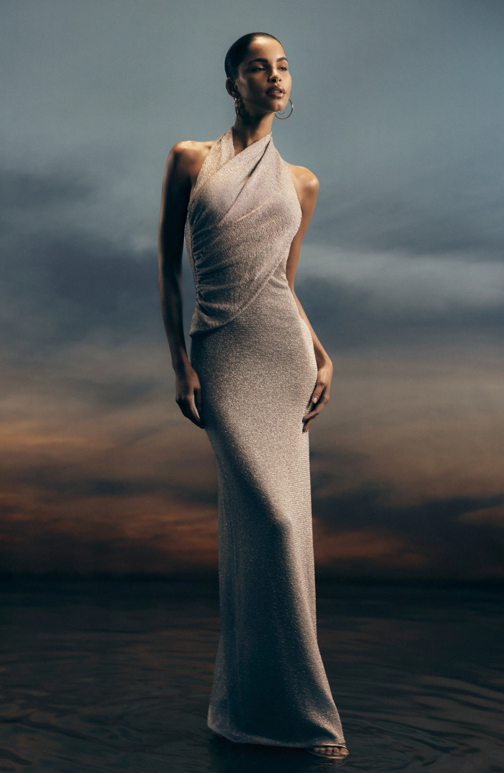 Champagne Mirage Maxi Dress