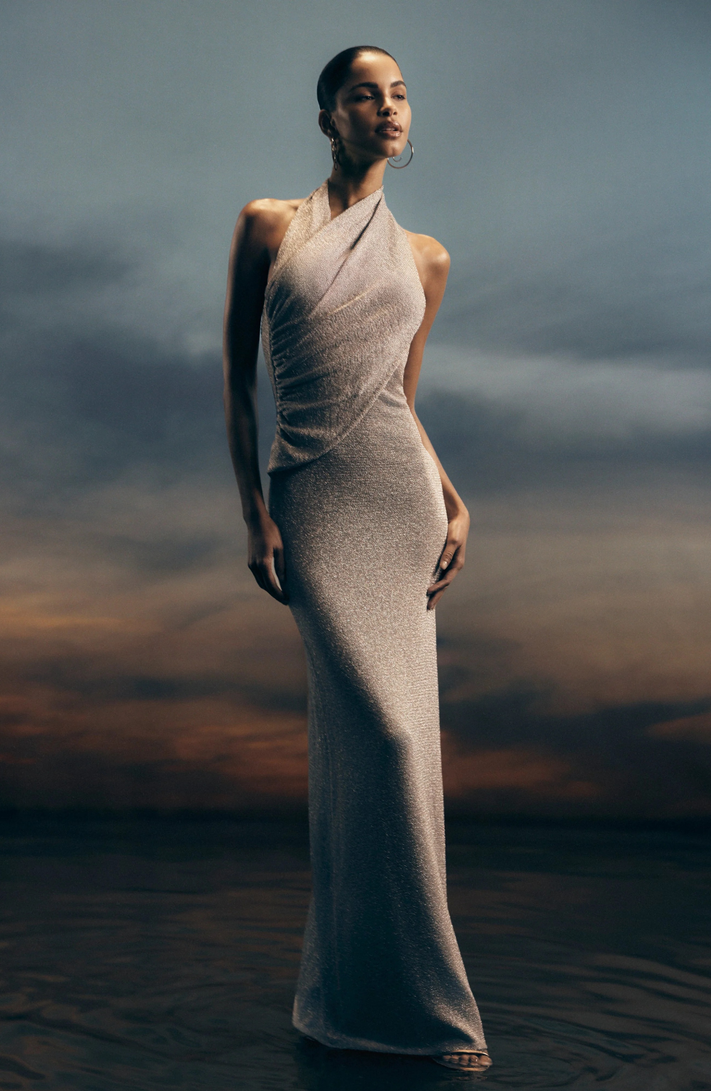 Champagne Mirage Maxi Dress