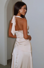 Luna Silk Gown Maxi Dress