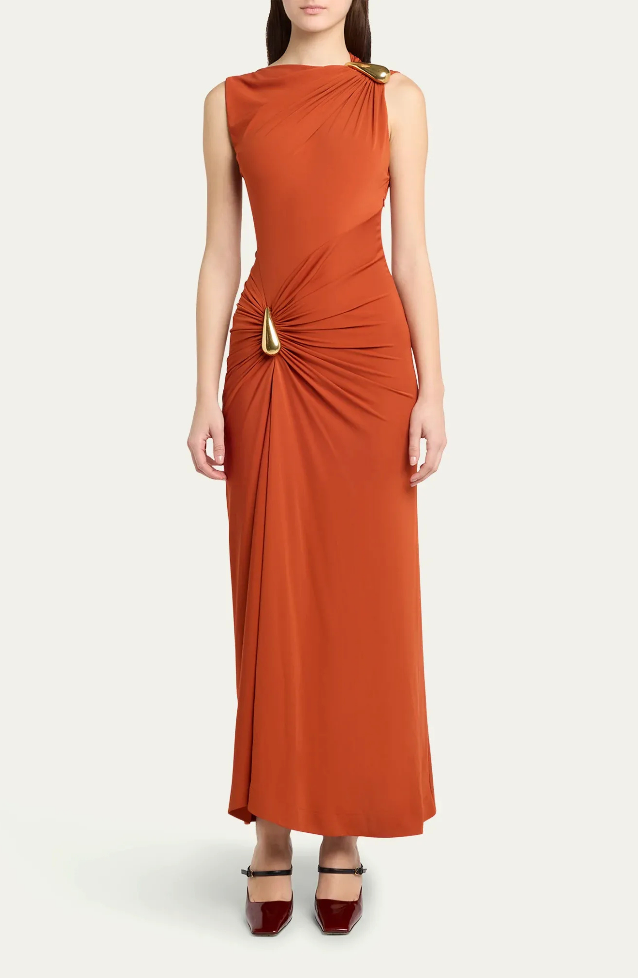 Obsidian Twist Maxi Dress