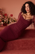 Berry Temptation Maxi Dress